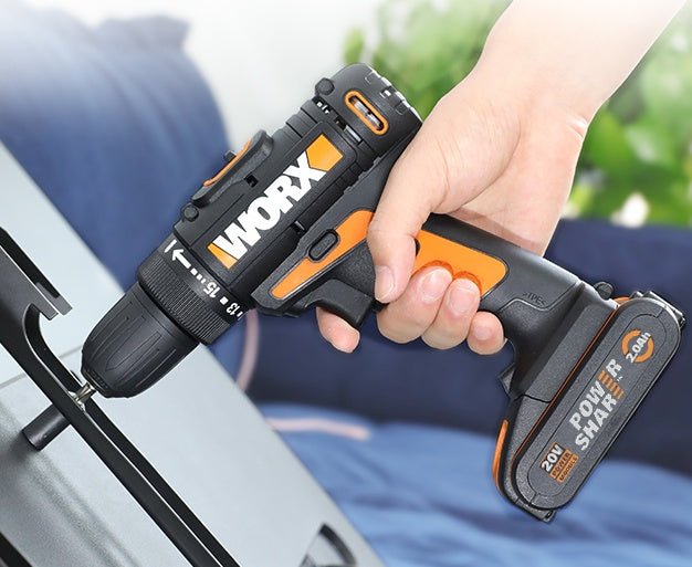 Household electric screwdriver tool with 0-400 / 1-1450 rpm speed, 15+ torque gears, 10 mm clamping, and drilling capacity for pets toys, dog gadgets.