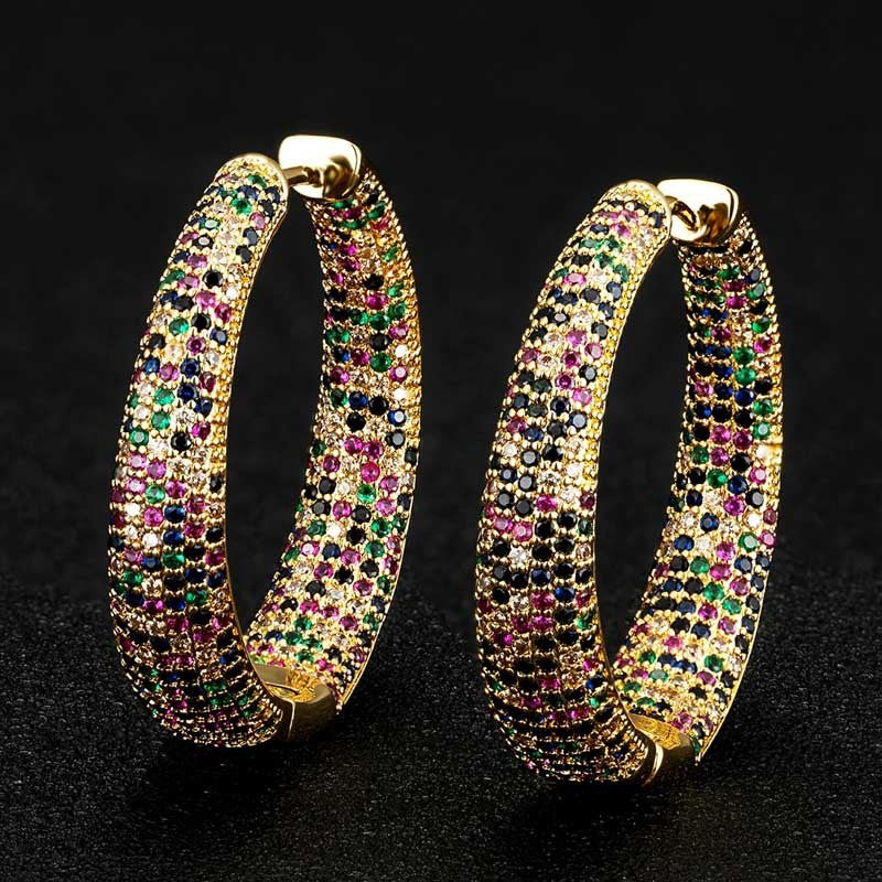Halloween Large Retro Electroplating Earrings