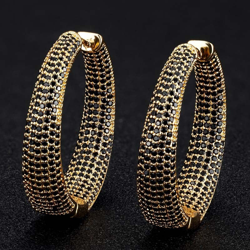 Halloween Large Retro Electroplating Earrings