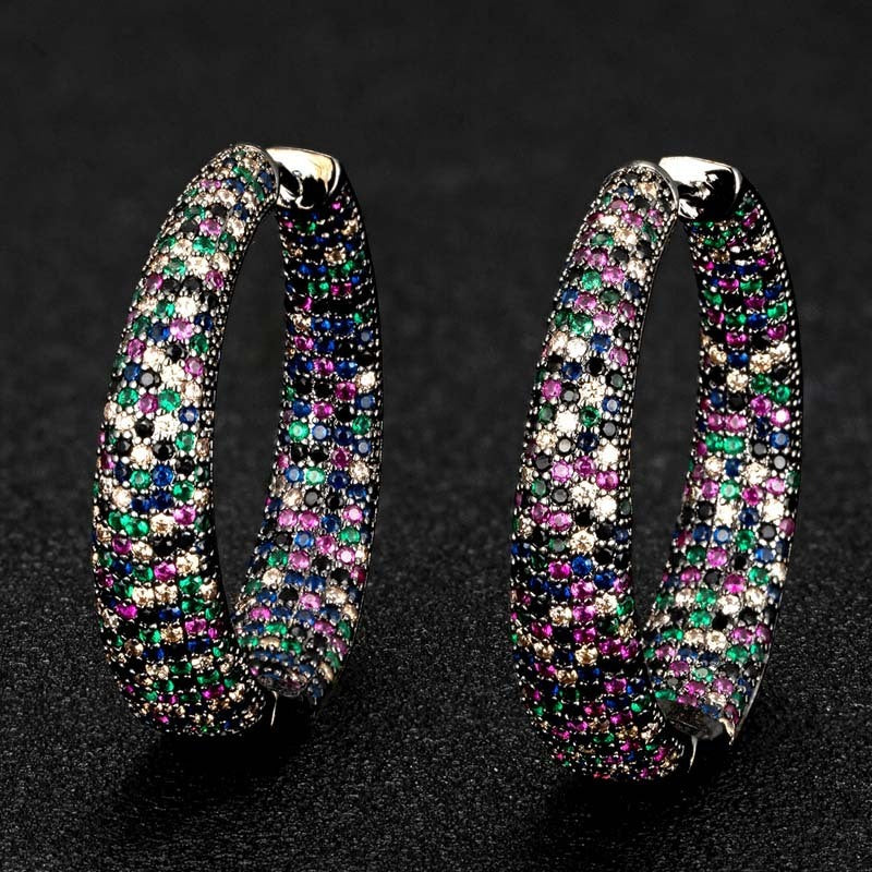 Halloween Large Retro Electroplating Earrings