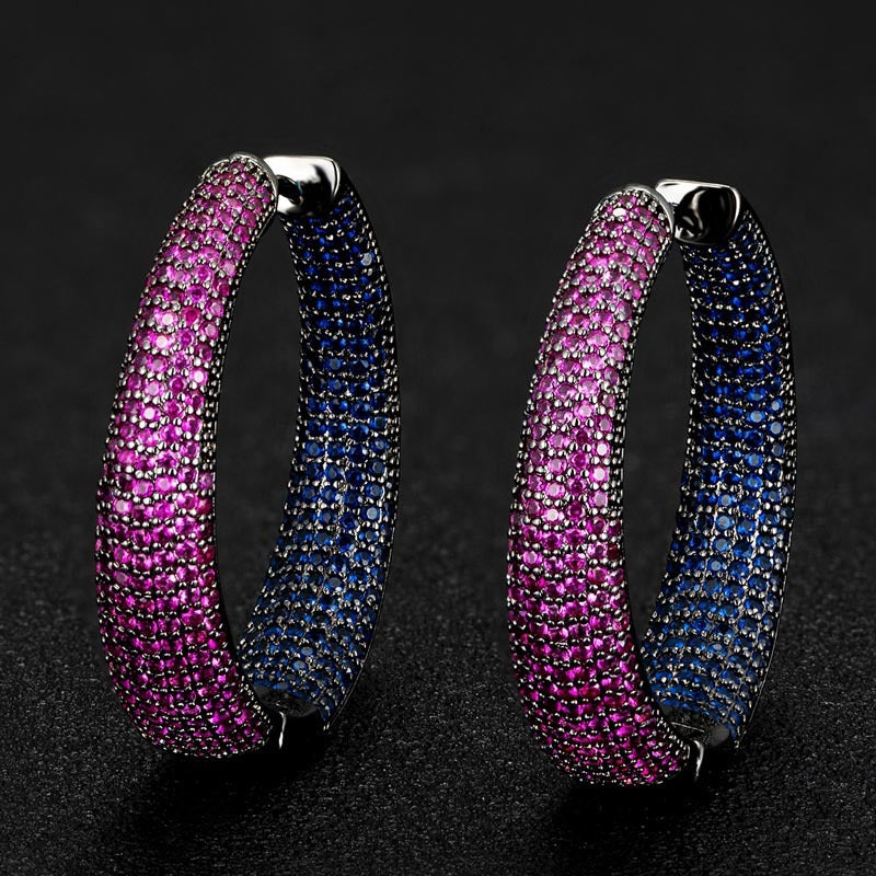 Halloween Large Retro Electroplating Earrings