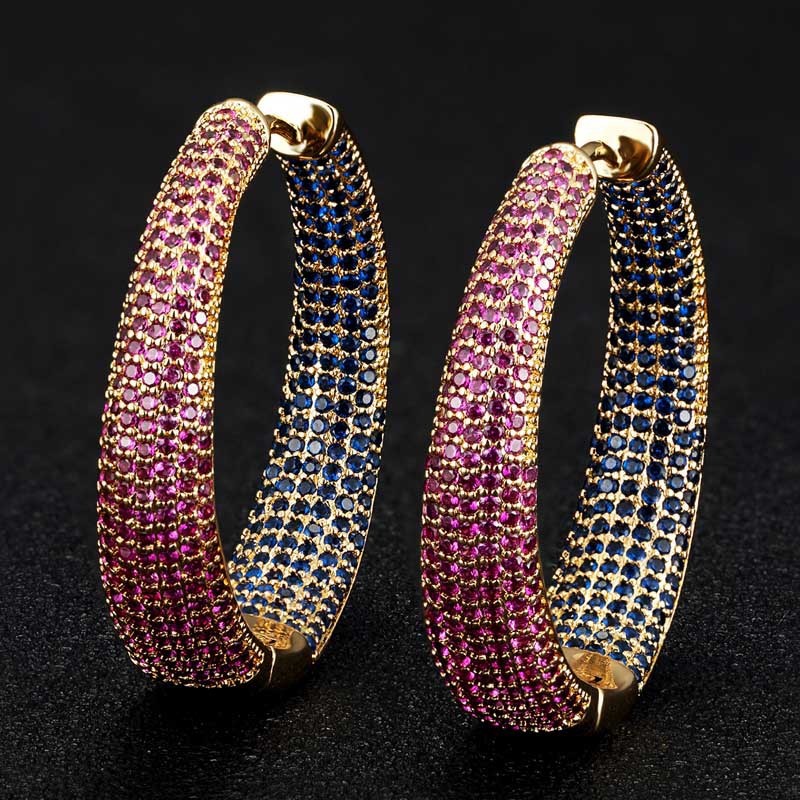 Halloween Large Retro Electroplating Earrings